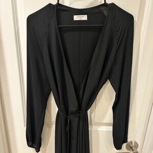 Babaton Black Wrap Dress
